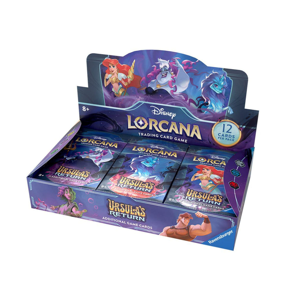 Disney Lorcana TCG Ursula's Return Booster Box - 24 Packs Trading Card Game Packs