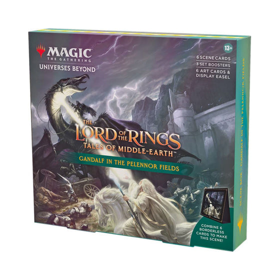 Magic: The Gathering Universes Beyond The Lord of the Rings Tales of Middle-earth Scene Box Gandalf in the Pelennor Fields