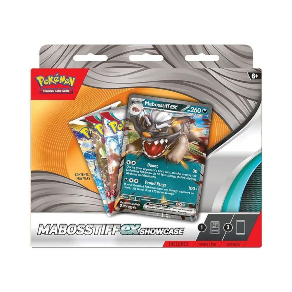 Pokemon TCG Mabosstiff ex Showcase Box Pokemon Trading Cards and Booster Packs