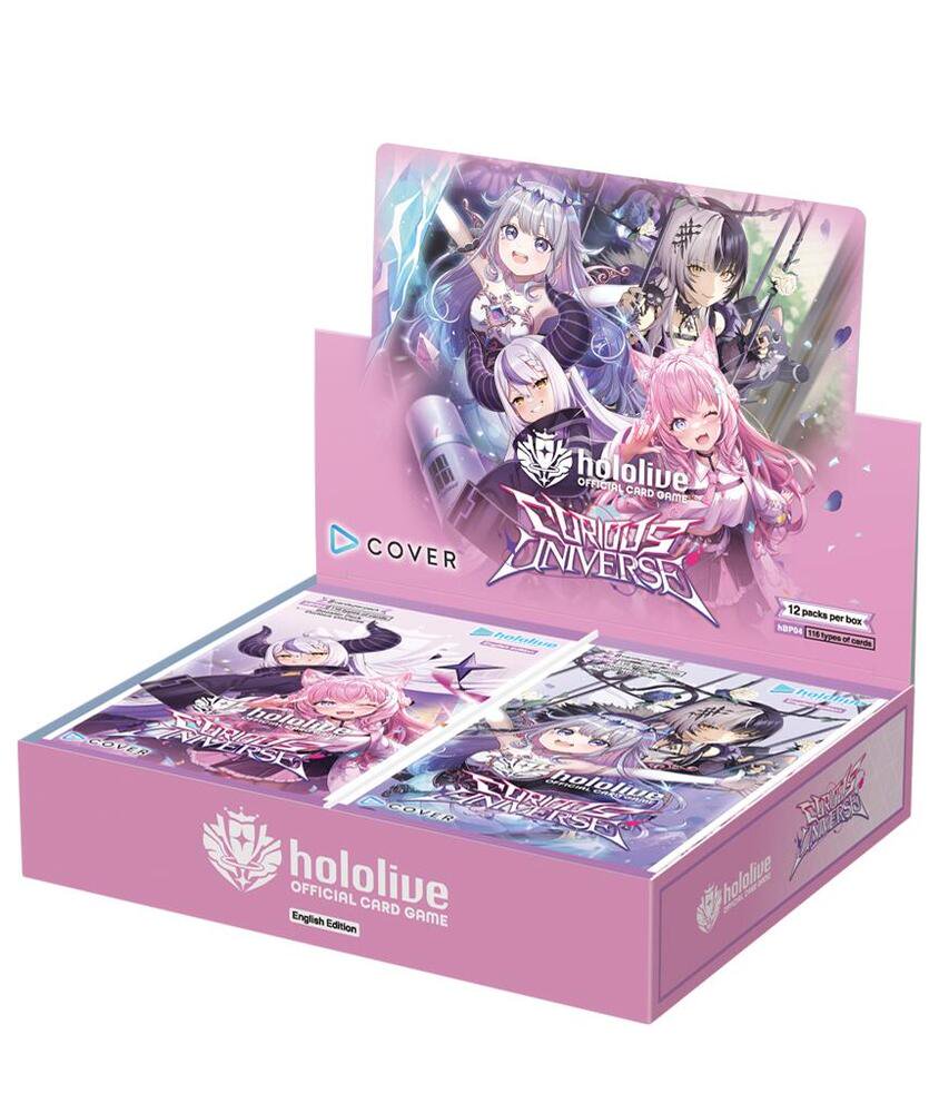 Hololive Curious Universe Booster Box English Trading Card Game Sealed