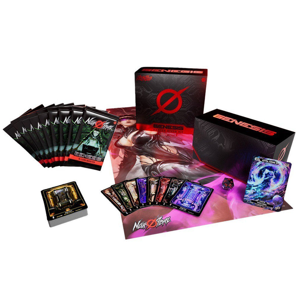 Neuroscape Genesis Unlimited Master Diver Kit TCG Trading Card Game Set, 2026 Collectible Card Game, Standard Cards, English Edition