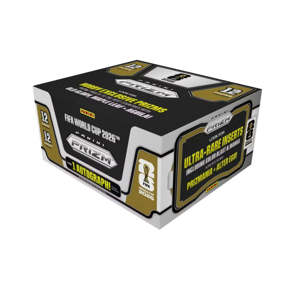 Panini 2026 Prizm FIFA World Cup Hobby Box | FIFA Soccer Trading Cards | Collectible Sports Card Box