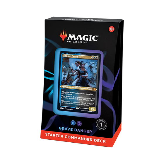 Magic: The Gathering Grave Danger Starter Commander Deck – 100-Card Preconstructed MTG TCG Deck | Graveyard Strategy Card Game Deck for Casual & Commander Format Play