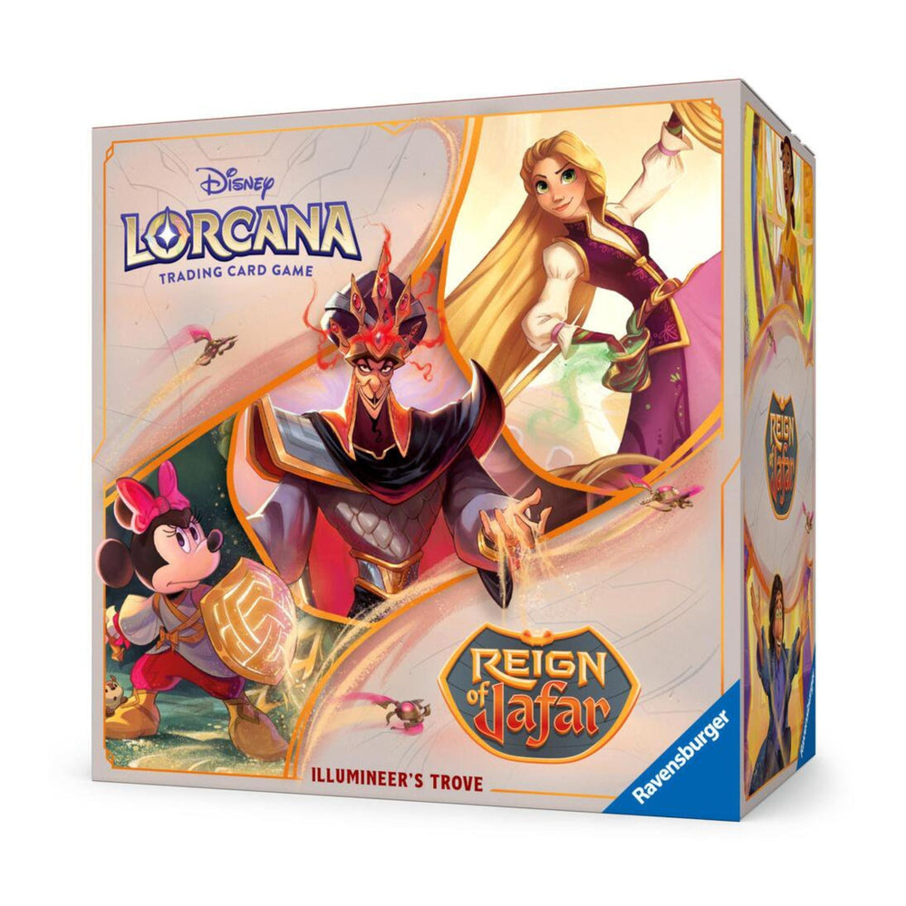 Disney Lorcana TCG Reign of Jafar Illumineers Trove with Booster Packs and Card Storage
