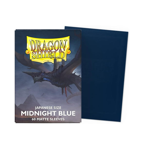Dragon Shield Matte Japanese Size Card Sleeves - Midnight Blue 60ct – Trading Card Protection
