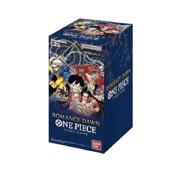 One Piece OP-01 Romance Dawn Japanese Booster Box Collectible Card Game Set