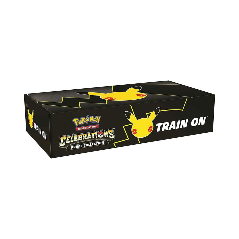Pokemon TCG Celebrations Prime Collection Train On Collectible Card Game Box Set