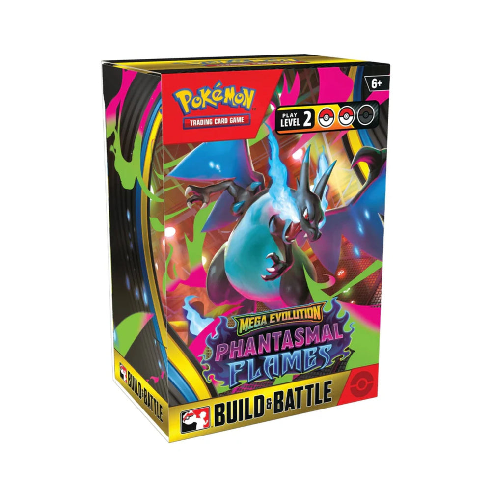 Pokemon TCG Mega Evolution Phantasmal Flames Build and Battle Box Trading Card Game Cards