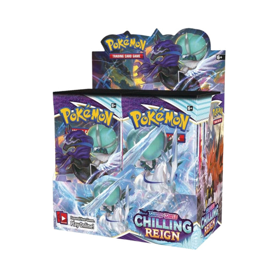 Pokemon TCG Sword and Shield Chilling Reign Booster Box with 36 Sealed Booster Packs