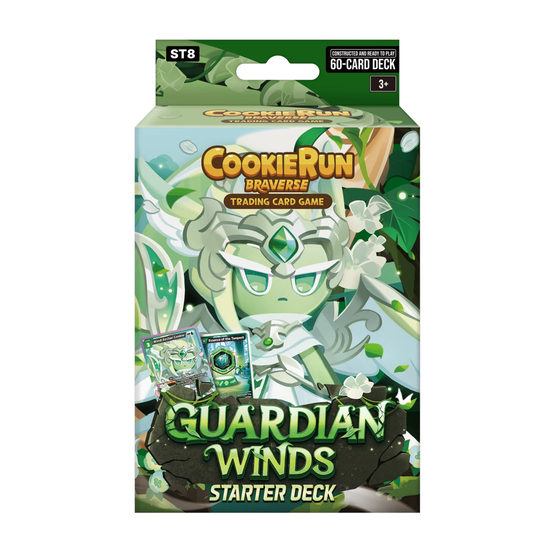 CookieRun Braverse TCG ST-08 Guardian Winds Green Starter Deck 60 Card Game Set