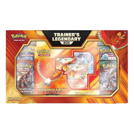 Pokemon TCG Trainer's Legendary Box Ho-Oh Pokemon Cards Trading Card Game Collection