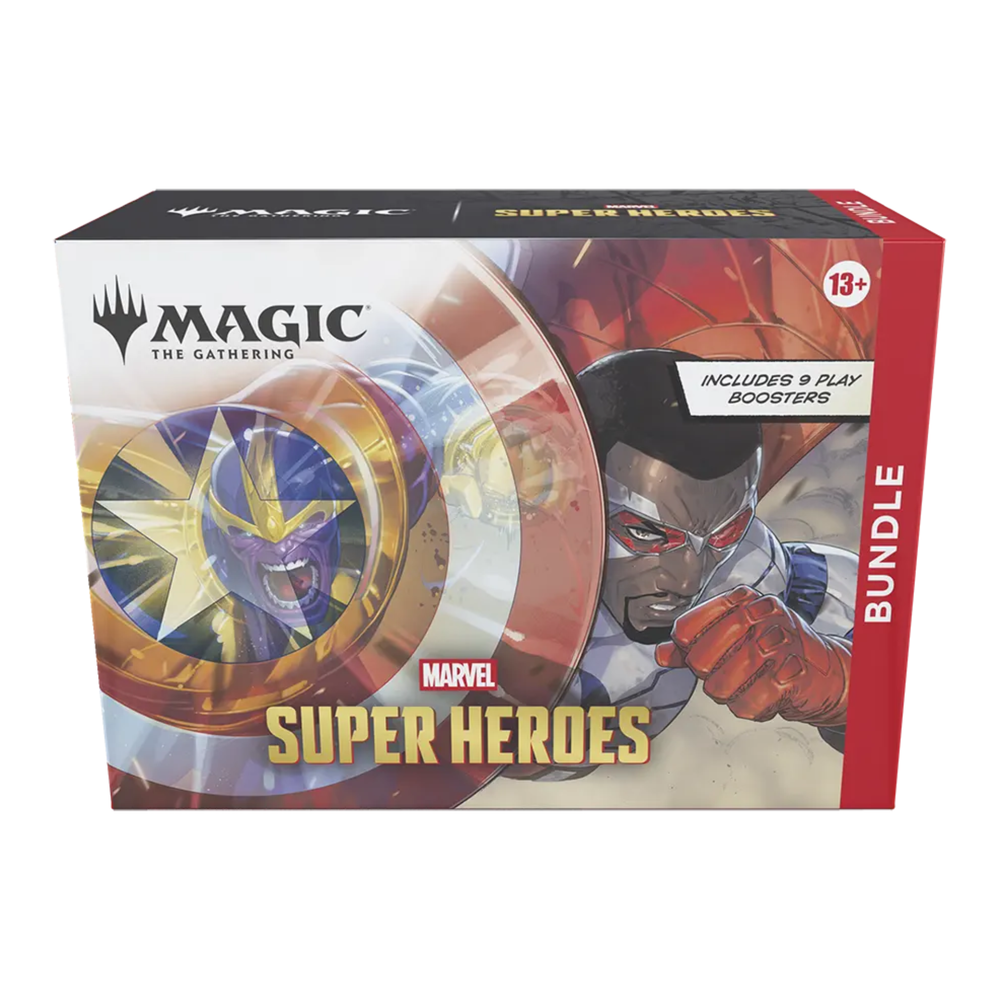 Magic: The Gathering Marvel Super Heroes Bundle Trading Card Game Collectible Box Set with Booster Packs, Collector Booster Accessories, TCG Trading Cards, Card Deck and Display