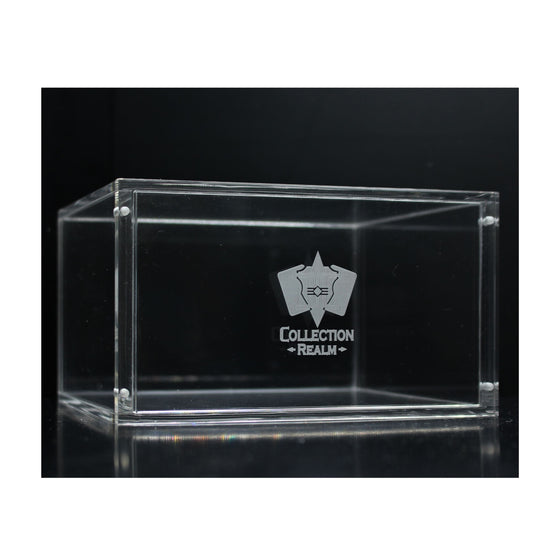 Pokémon Booster Box Acrylic Display Case – Stackable Clear Acrylic Protector with Magnetic Lid, UV Protection, Dust & Moisture Resistant for Collectors, 1-Pack