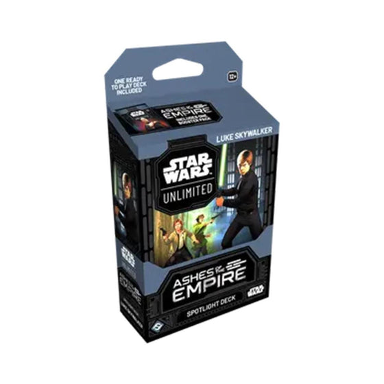 Star Wars Unlimited Ashes of the Empire Luke Skywalker Spotlight Deck Trading Card Game Deck