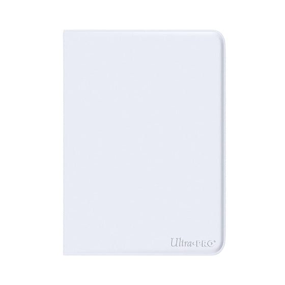 Ultra PRO White Vivid 9 Pocket Zippered Binder 360 Card Storage Album