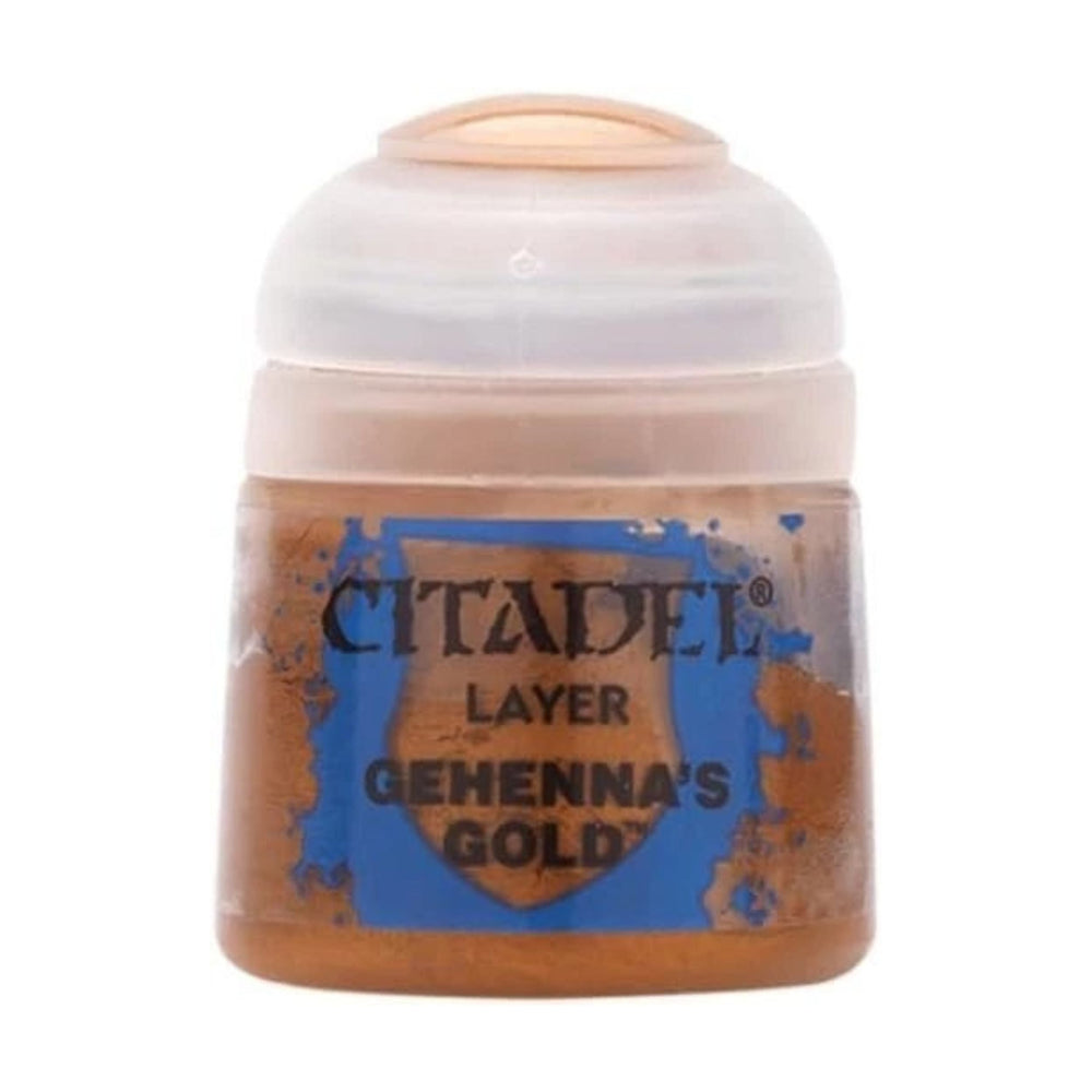 Warhammer Citadel Base Gehenna's Gold Paint Bottle 12ml