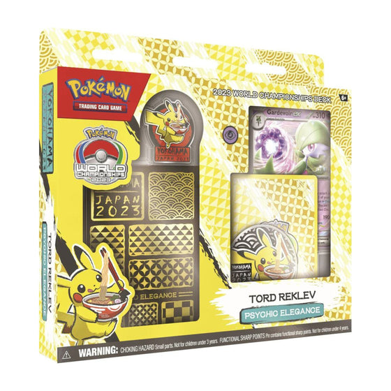 Pokemon TCG World Championship Deck 2023 Tord Reklev Psychic Elegance Card Game Set