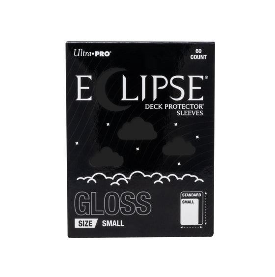 Ultra PRO Eclipse Gloss Small Deck Protector Sleeves Jet Black 60CT – Opaque Trading Card Sleeves for TCG, Collectible Card Games & Card Deck Protection (PRE-ORDER AUGUST)