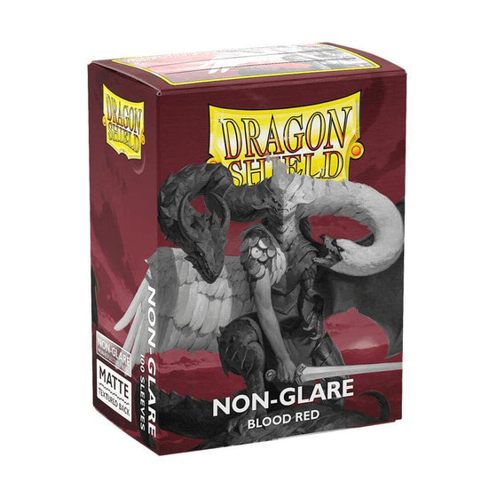 Dragon Shield Non Glare Matte Blood Red Sleeves 100ct Trading Card Sleeves Card Protector MTG