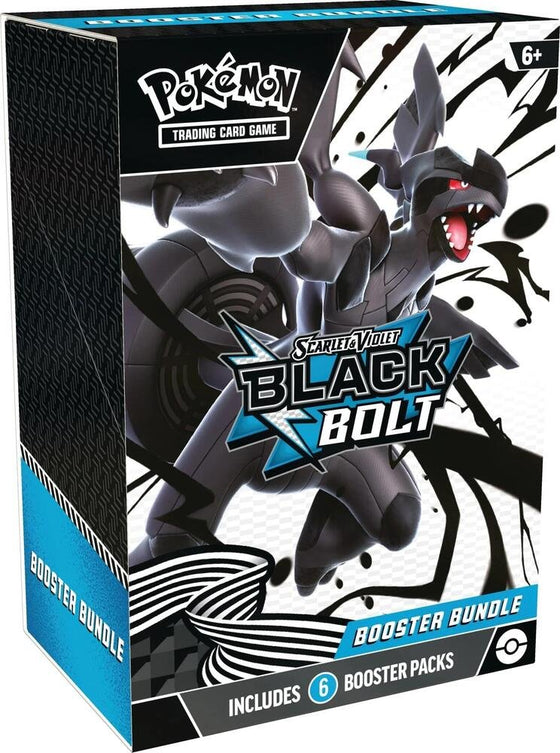 Pokemon TCG Scarlet & Violet Black Bolt Booster Bundle (6 Packs)