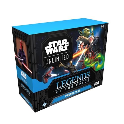 Star Wars: Unlimited TCG Legends of The Force PRERELEASE Box - Includes 6 Booster Packs & Exclusive Promo Cards, Ages 12+, 2+ Players, 20 Minute Playtime
