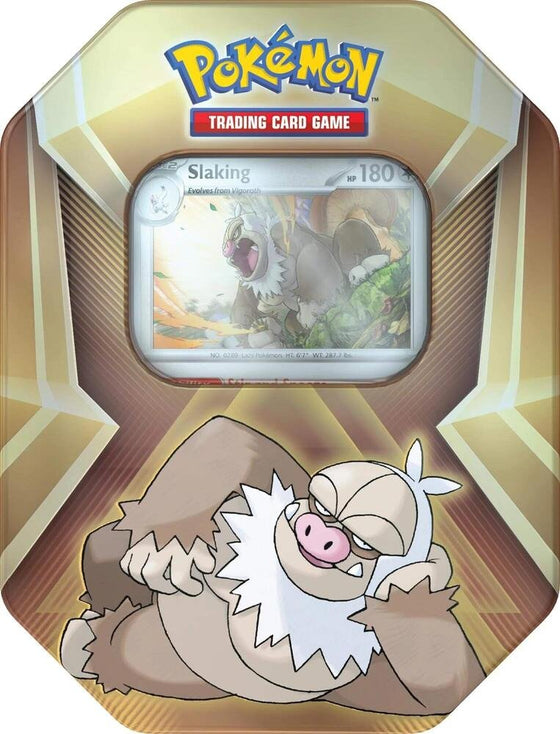 Pokémon TCG Triple Whammy Tin – Slaking Promo + Booster Packs