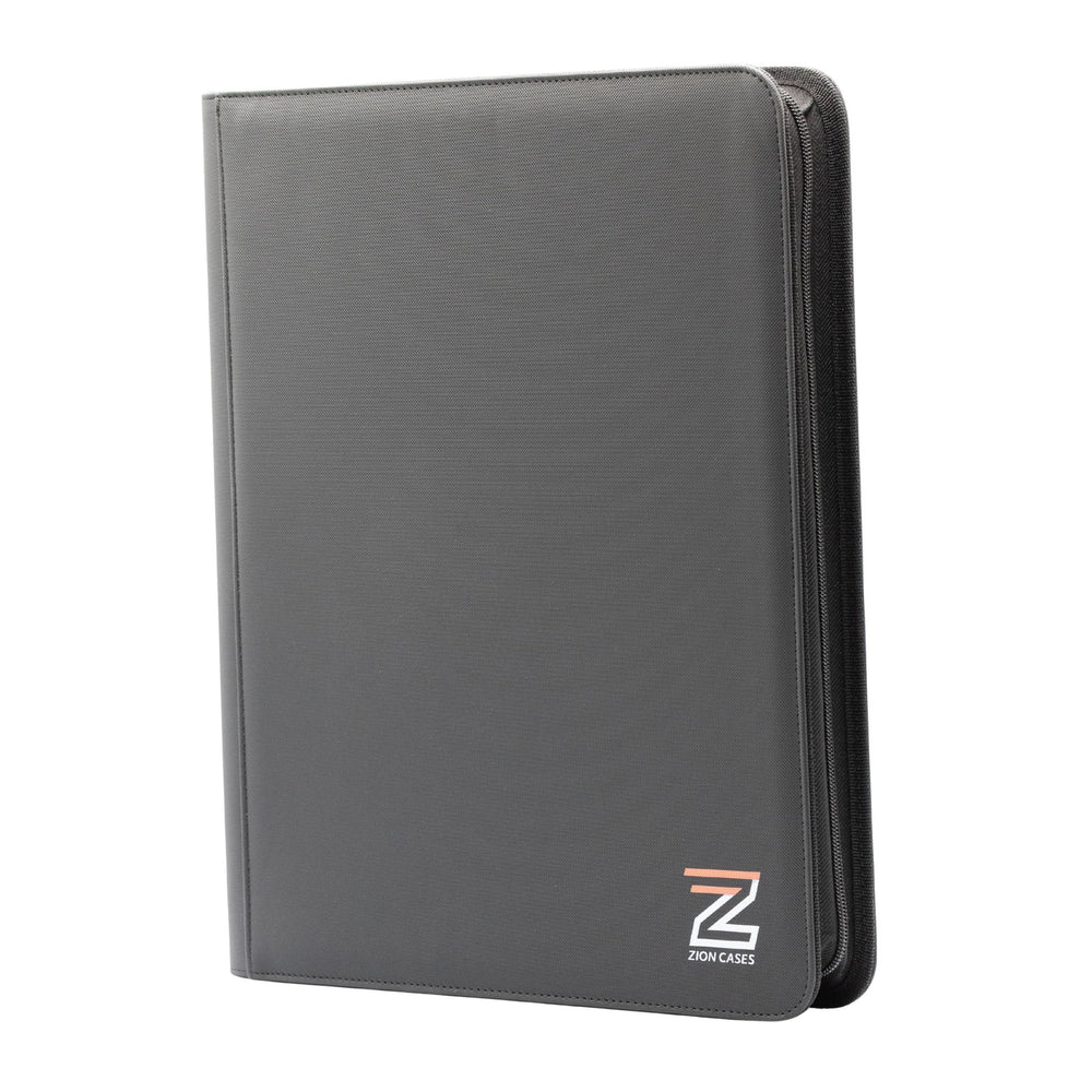 Zion Cases TopLoader 4 Pocket Binder Black Trading Card Storage Album