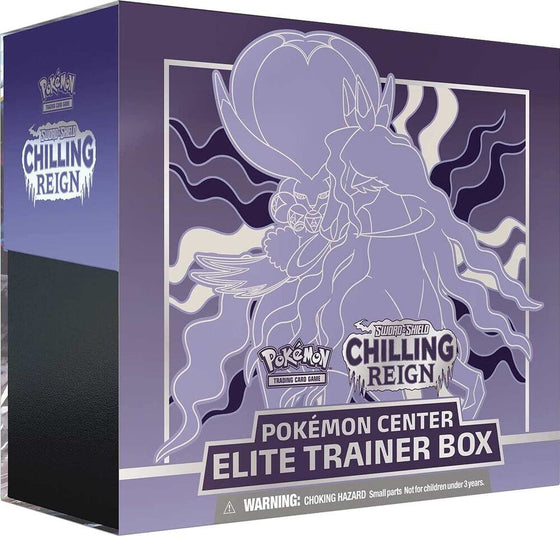 Pokémon TCG Sword & Shield Chilling Reign Pokémon Center Elite Trainer Box (ETB)