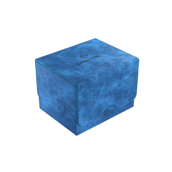 GameGenic Sidekick XL Deck Box 100+ Cards Blue Trading Card Storage Case for TCG, Collectible Trading Cards, Pokémon Cards, Card Deck Protection