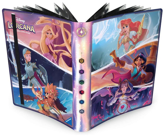 Disney Lorcana TCG Lorebook Card Portfolio | Trading Card Storage & Protector