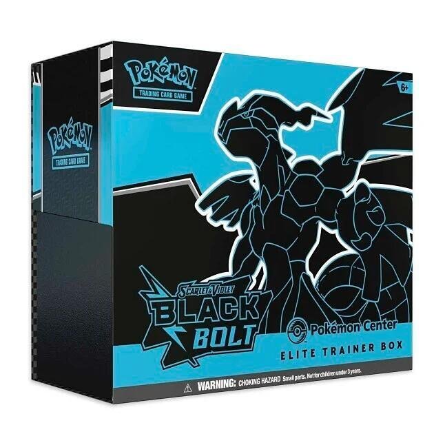 Pokémon TCG Scarlet & Violet Black Bolt Pokémon Center Elite Trainer Box (ETB)